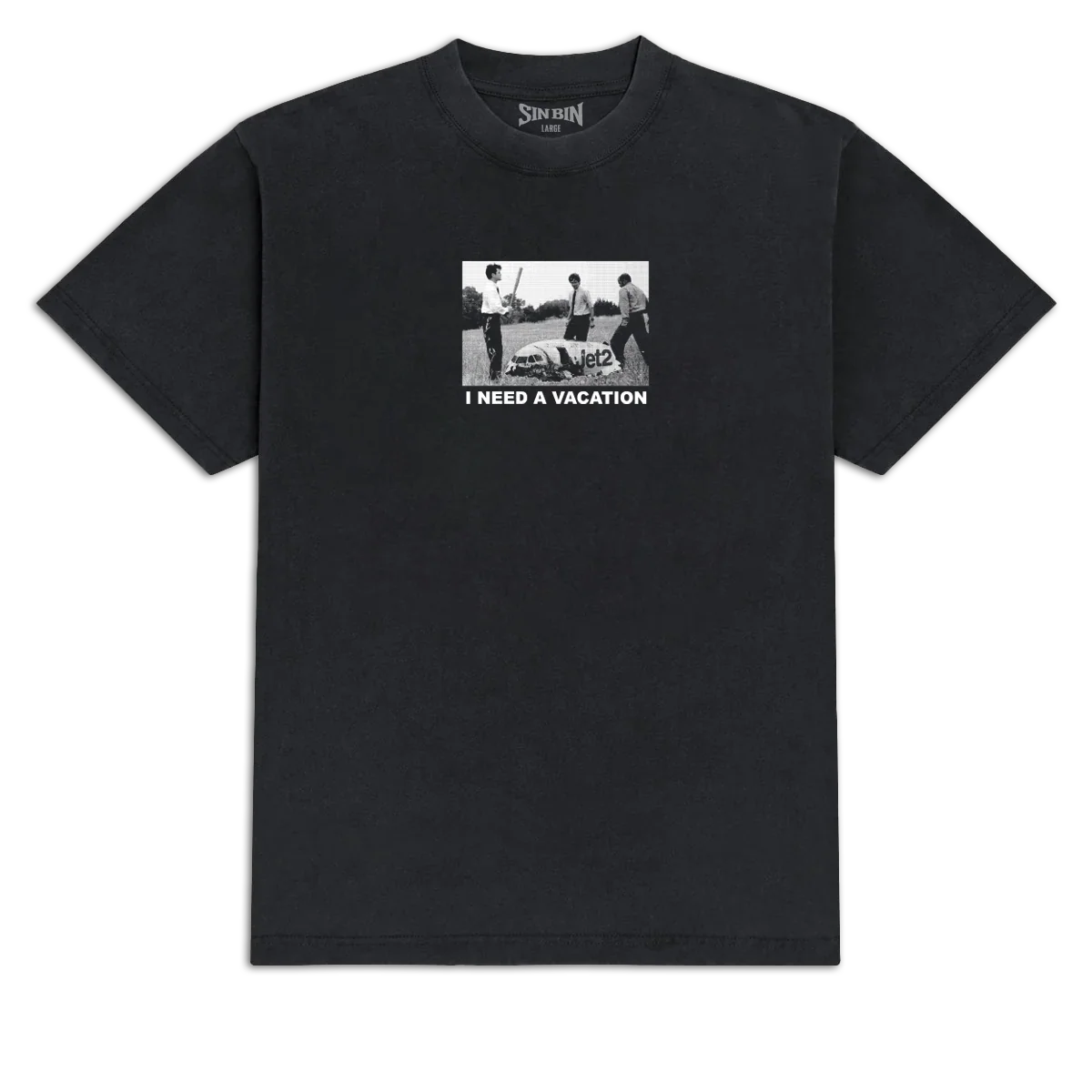Sin Bin Anti Holiday T-Shirt - Black - MD