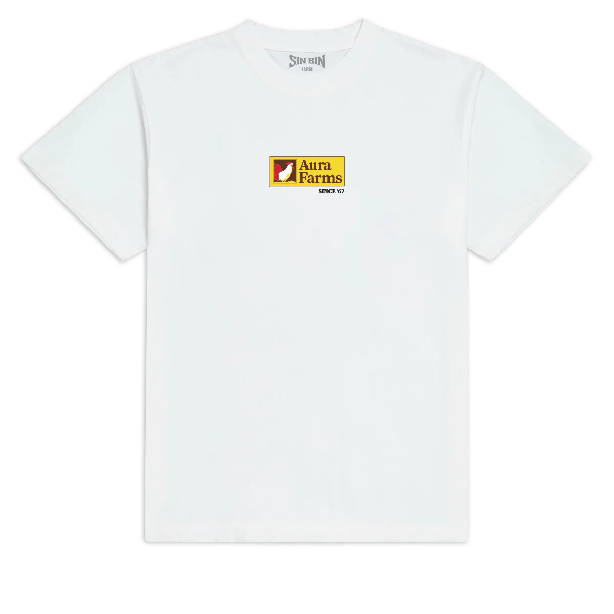 Sin Bin Six Seven T-Shirt - White - SM