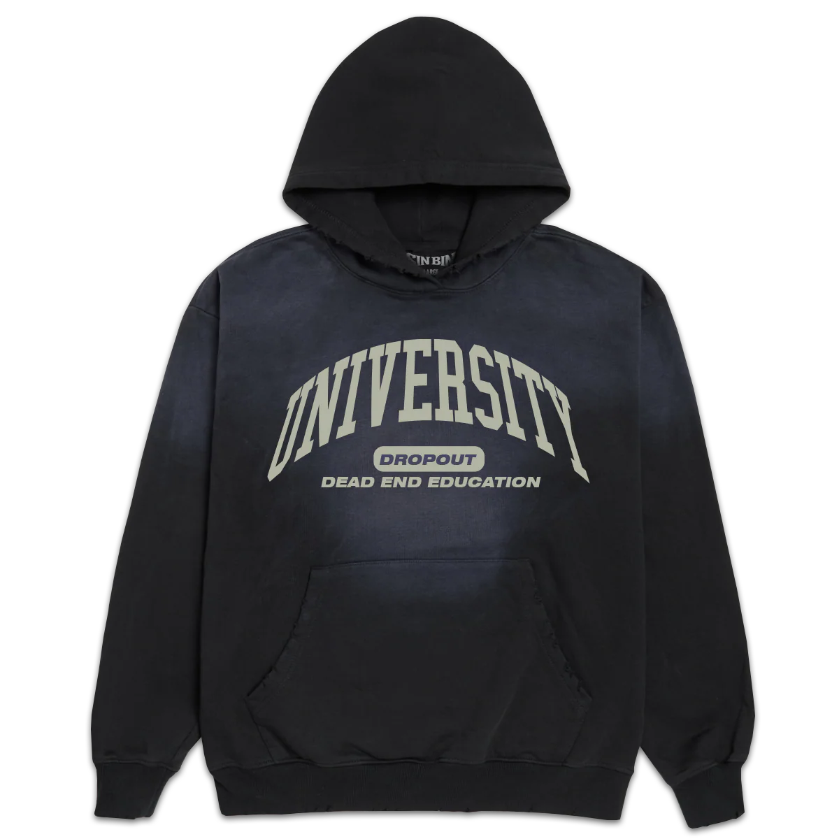 Sin Bin Uni Mushroom Hoodie - Black Fade - SM