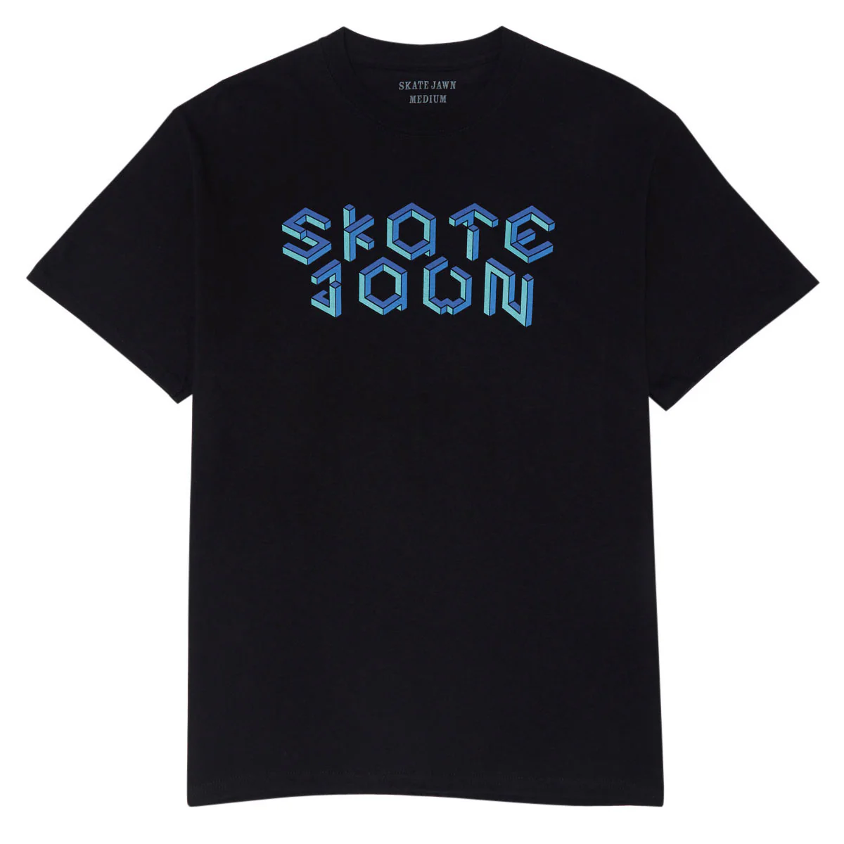 Skate Jawn Isometric T-Shirt - Black