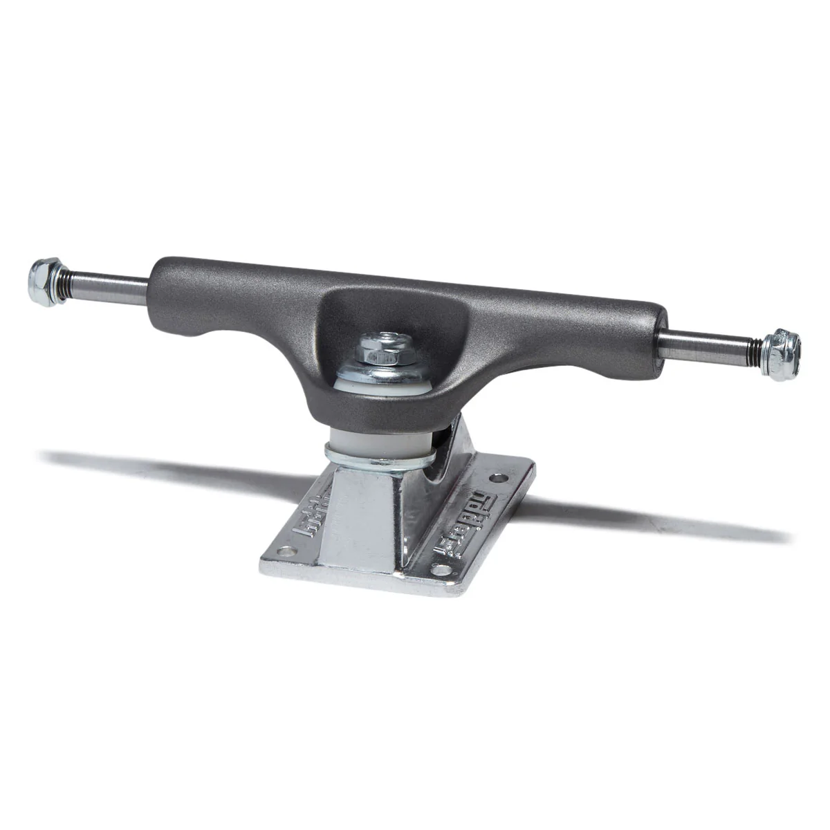 Slappy ST1 Hollow Lights Skateboard Trucks - Gunmetal/Polished - 8.00" - Image 2