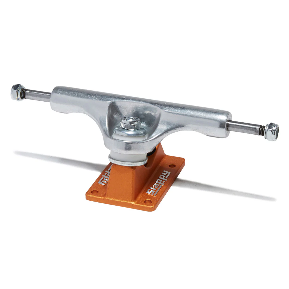 Slappy ST1 Hollow Lights Skateboard Trucks - Polished/Burnt Orange - 8.00" - Image 2