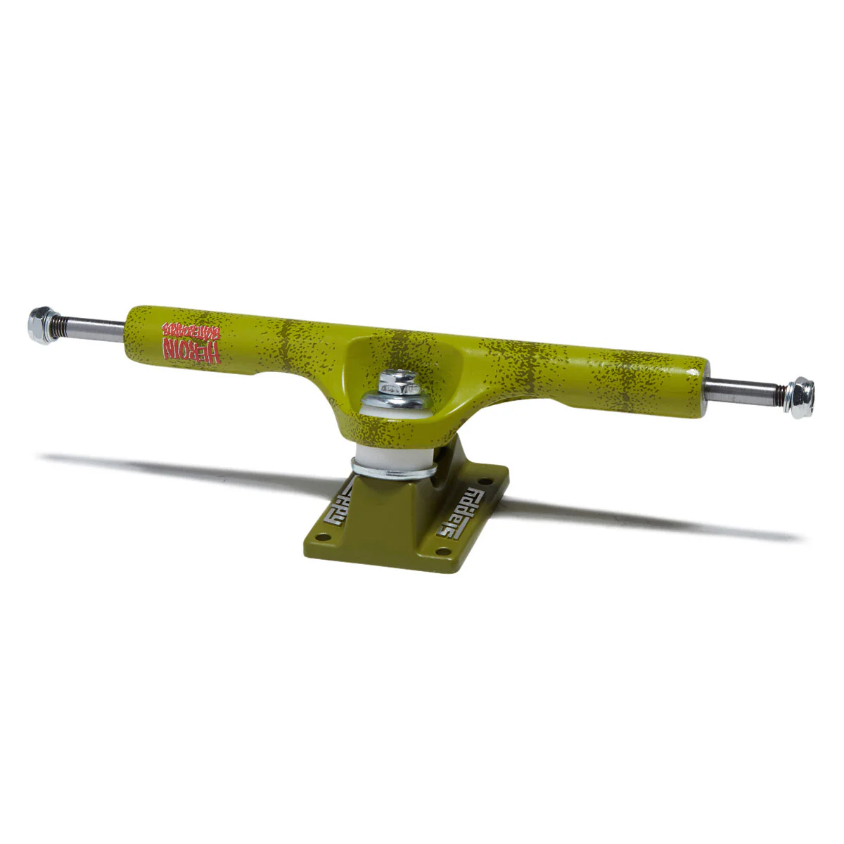 Slappy ST1 Hollow Pickle Skateboard Trucks - Pickle Green - 10.50" - Image 2