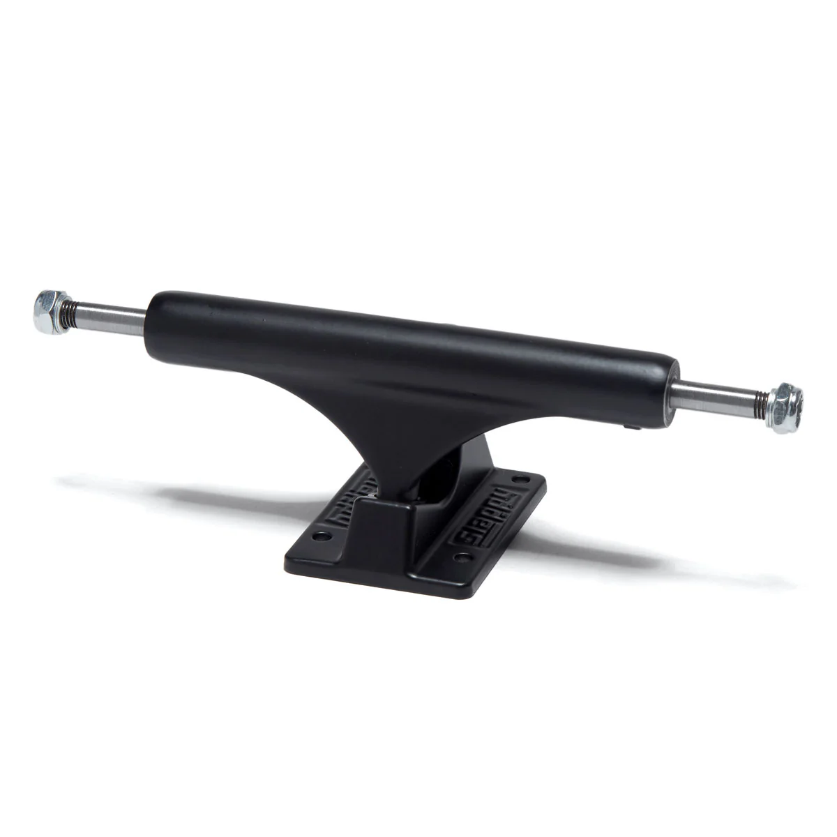 Slappy ST1 Inverted Hollow Lights Ultra Low Kingpin Skateboard Trucks - Matte Black/Black Gold - 8.25"