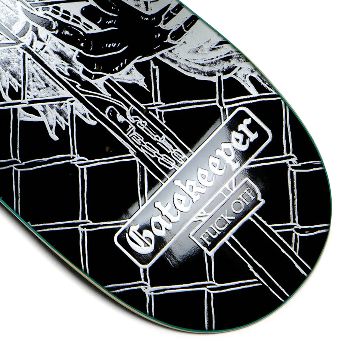 Snack Gatekeeper Skateboard Complete - Black - 8.38" - Image 3
