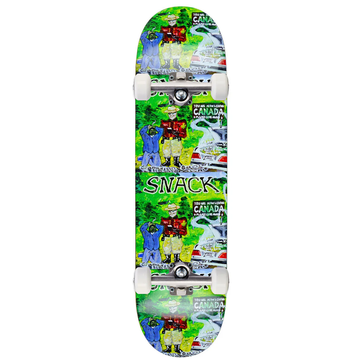 Snack May Canadian Bacon Skateboard Complete - 8.25"