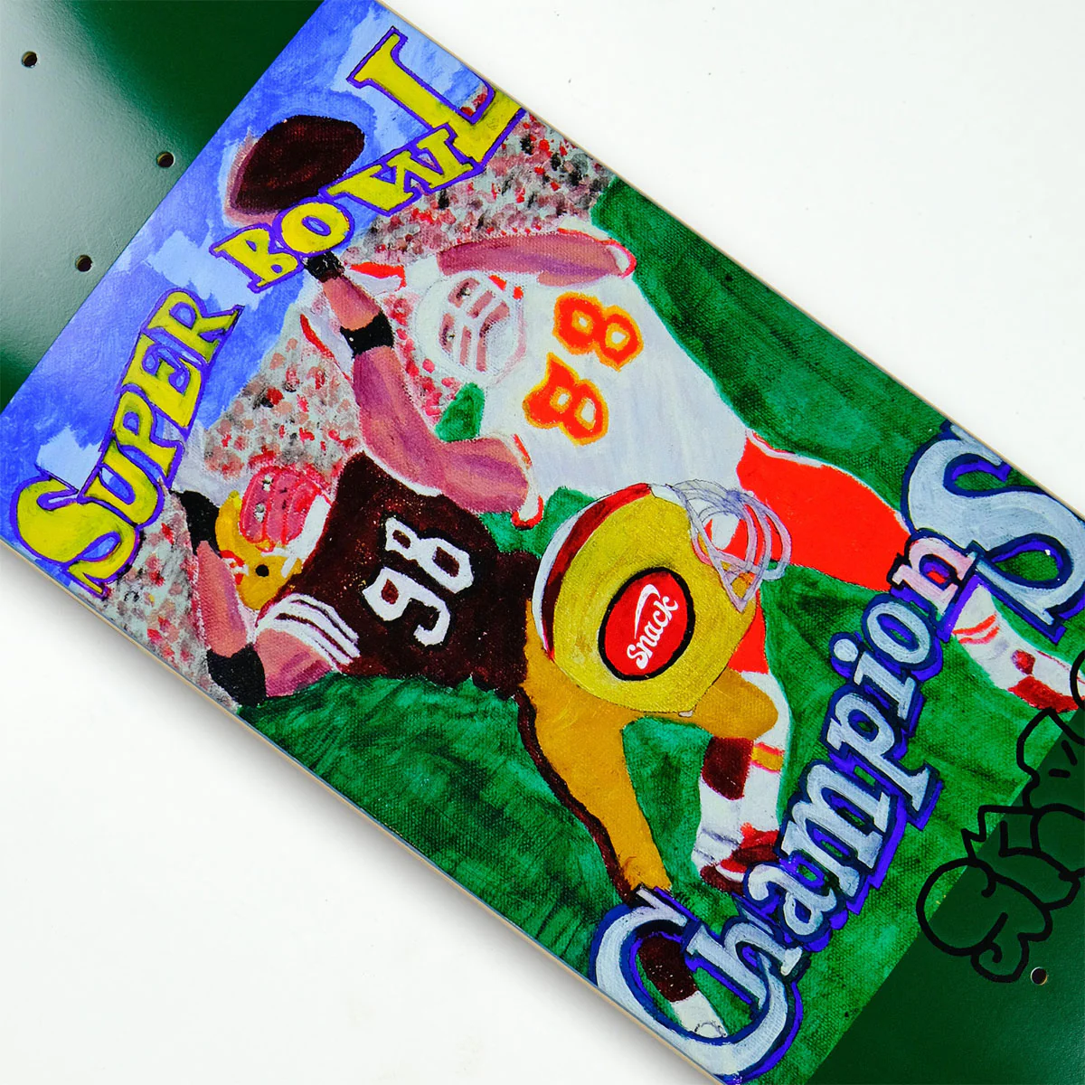 Snack Williams Super Bowl Skateboard Deck - 8.25" - Image 3