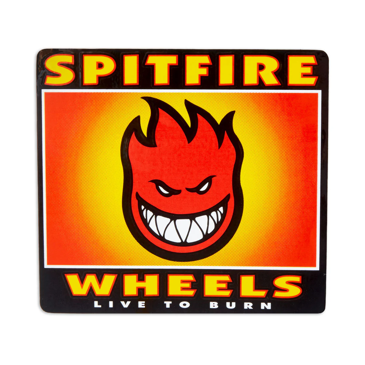 Spitfire Bighead Box MD Sticker - Black