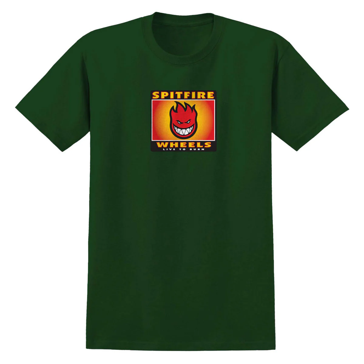 Spitfire Bighead Box T-Shirt - Forest
