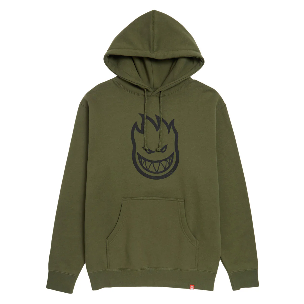 Spitfire Bighead Hoodie - Army/Black