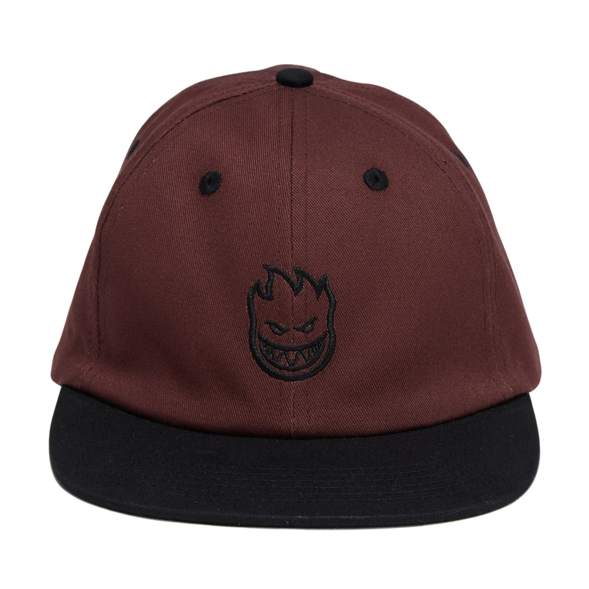 Spitfire Lil Bighead Strapback Hat - Burgundy/Black - Image 2