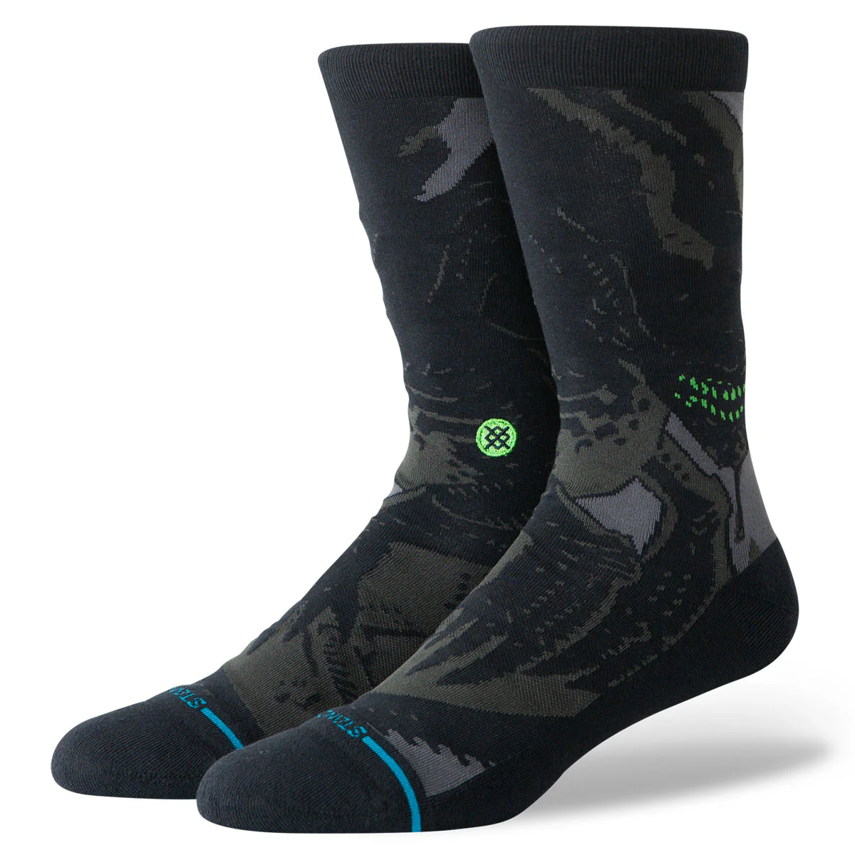 Stance Alien Crew Socks - Black
