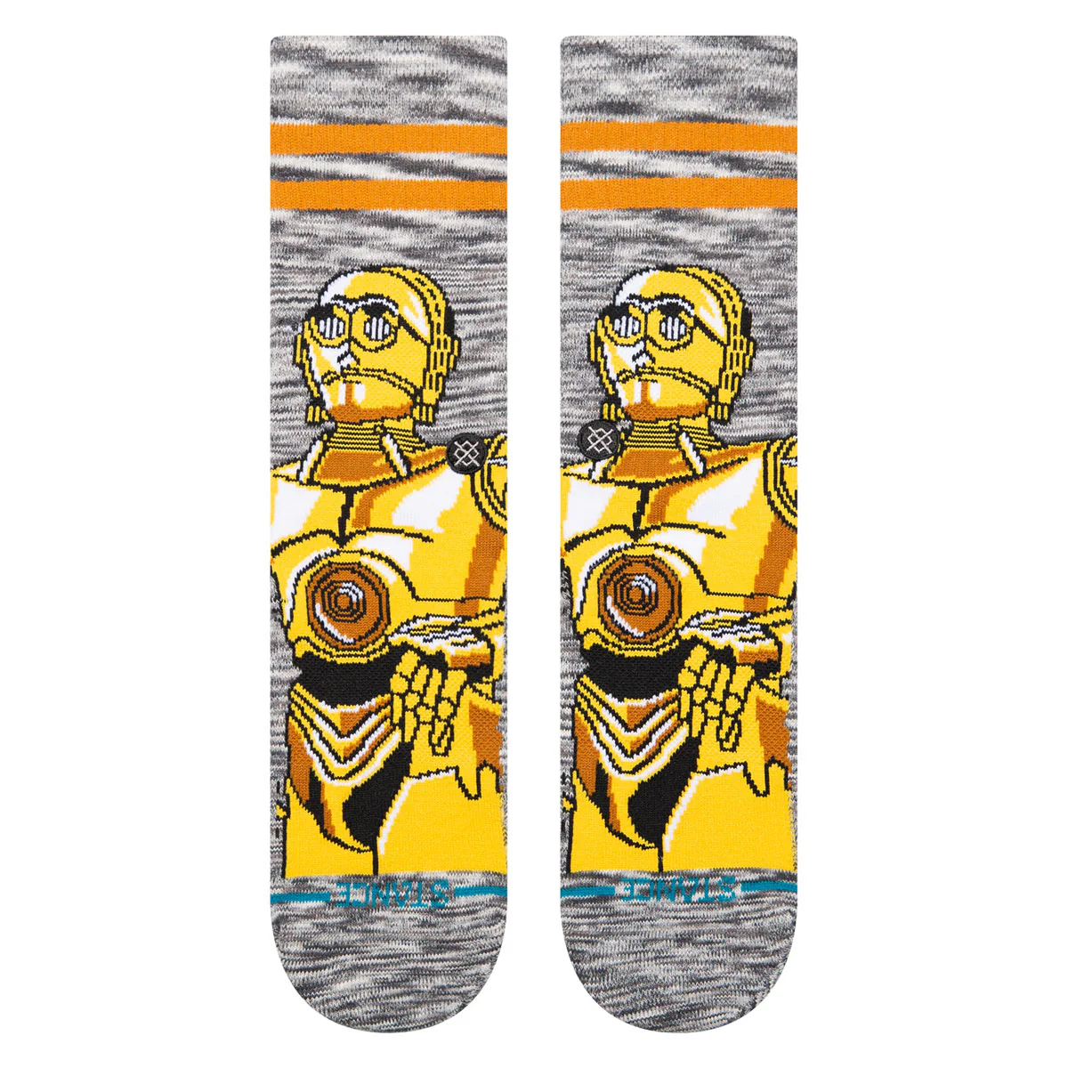 Stance C3PO Crew Socks - Gold - Image 2