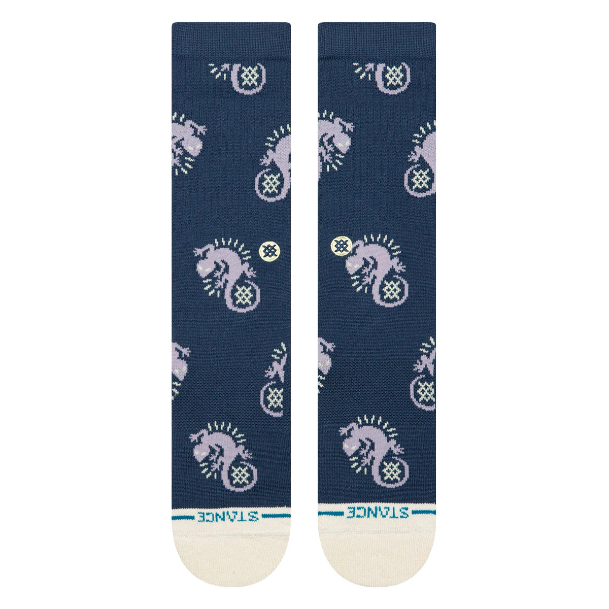 Stance Gecko Crew Socks - Purple - Image 2