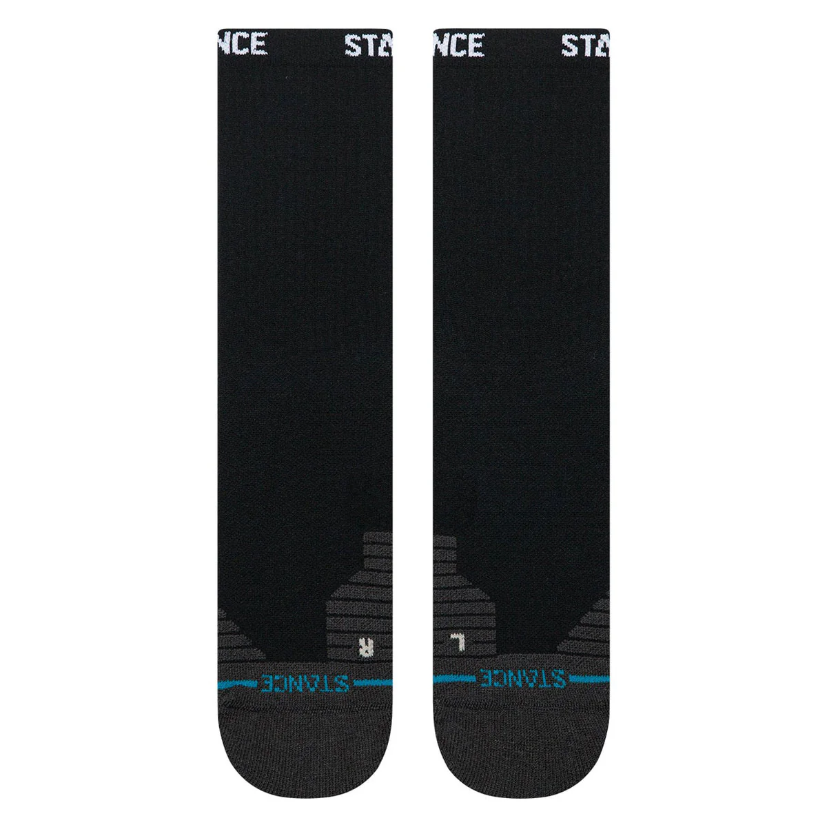 Stance Golf Ribbed Mid Crew Socks - Black - Image 2