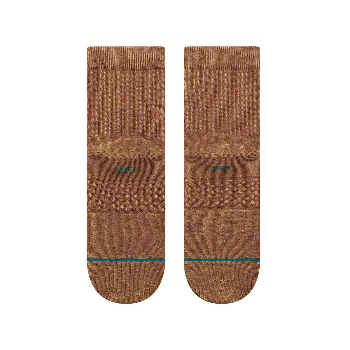 Stance Icon Washed Quarter Socks - Brown - Image 3