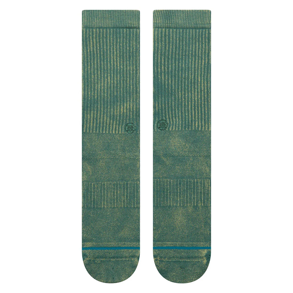 Stance Signature Wash Crew Socks - Teal - Image 2