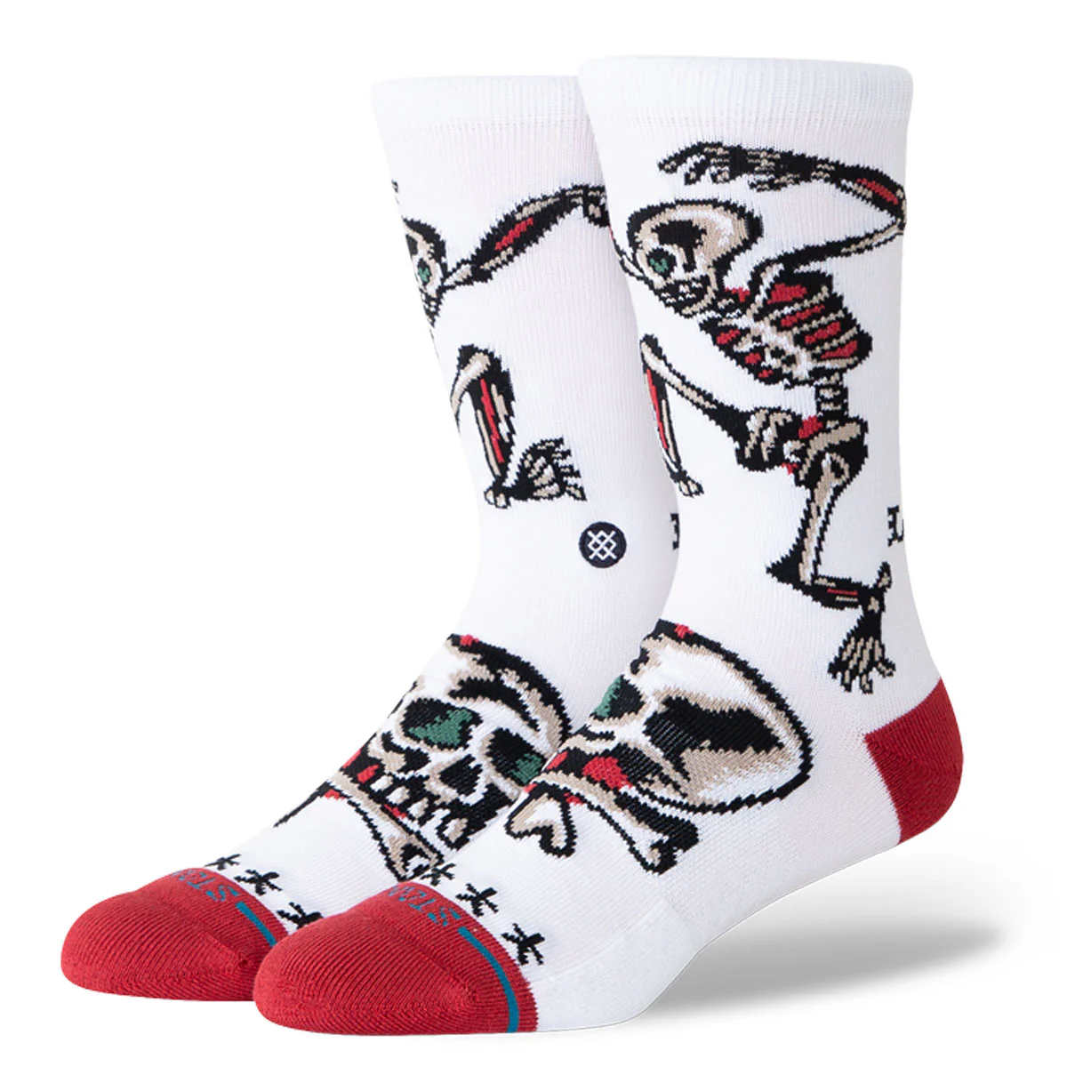 Stance Skeleton Crew Socks - White