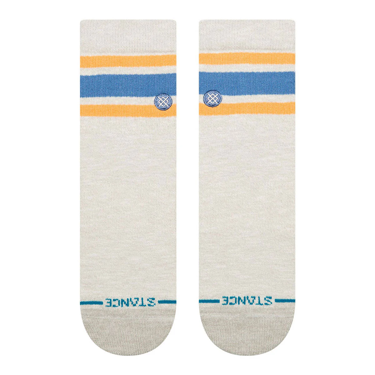 Stance Slub Boyd Quarter Socks - Heather Grey - Image 2