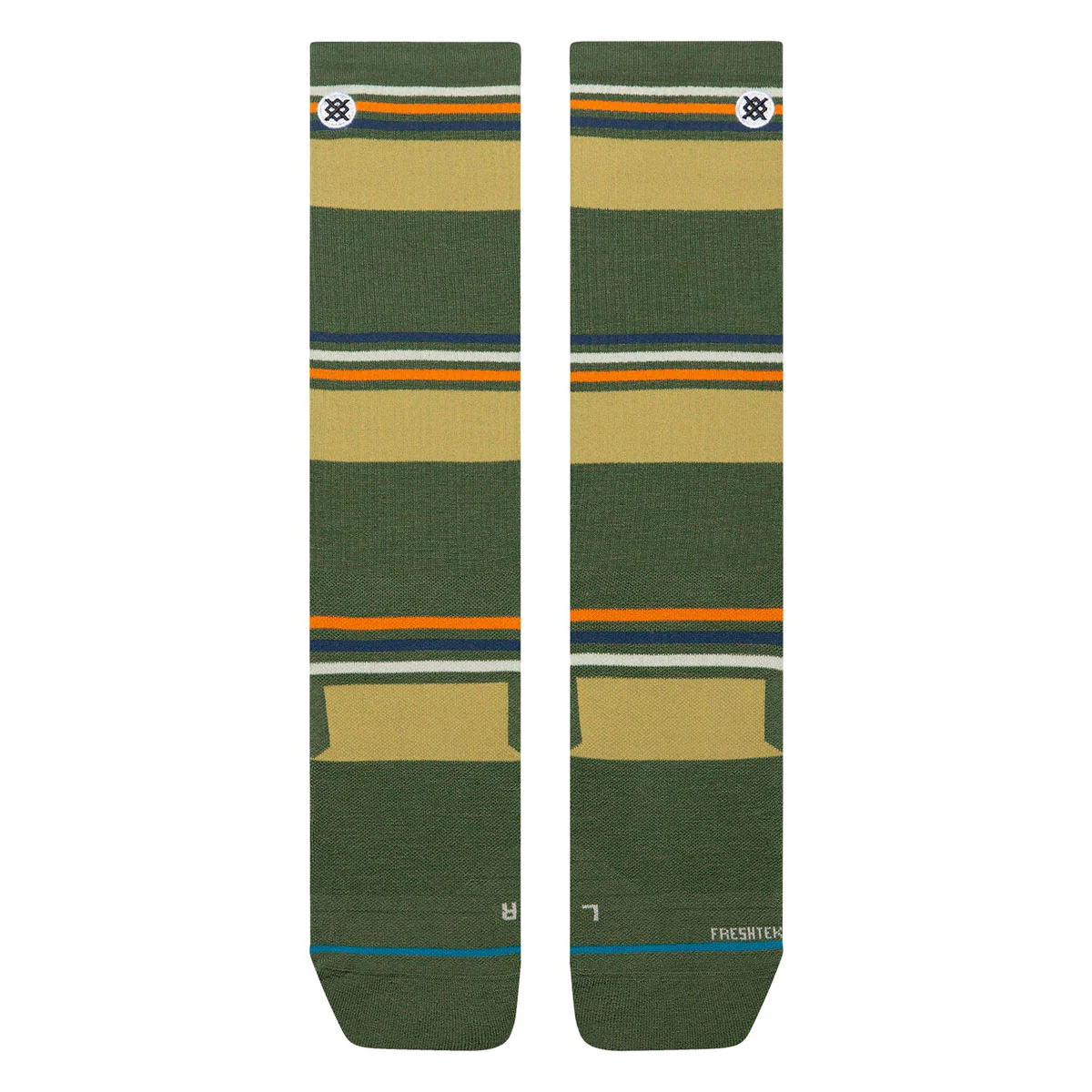 Stance Walton Hike Light Crew Socks - Green - Image 2