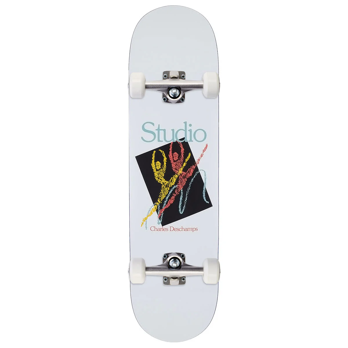 Studio Deschamps Grand Jete Skateboard Complete - White - 8.25"