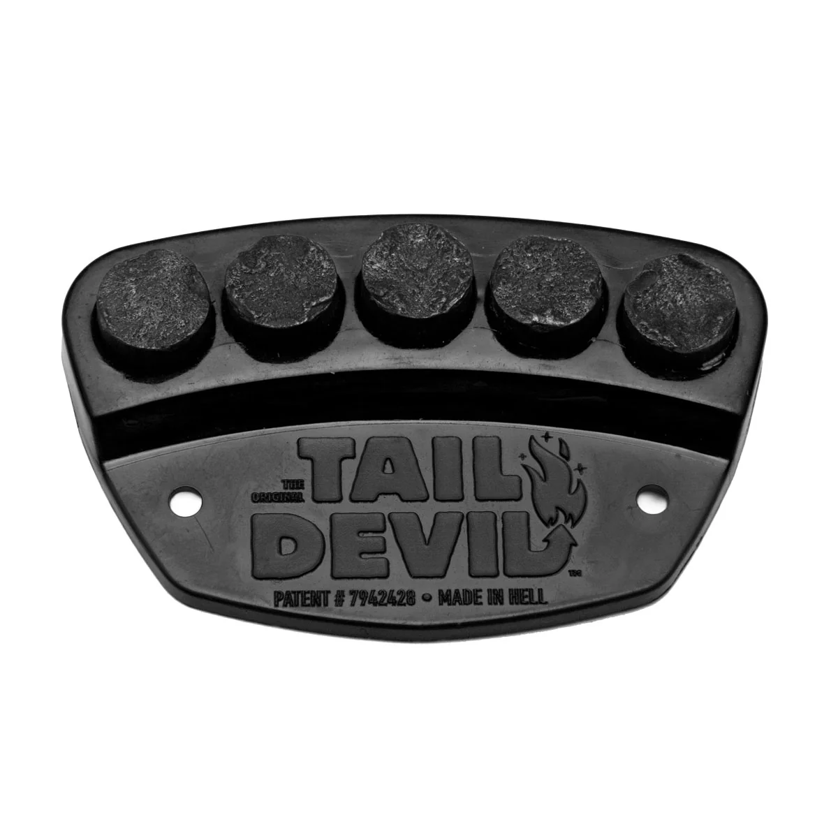 Tail Devil Skateboard Spark Plate - Black