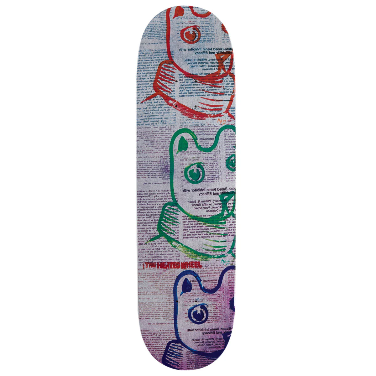 The Heated Wheel Barstow Alleyway Skateboard Deck - 8.50"