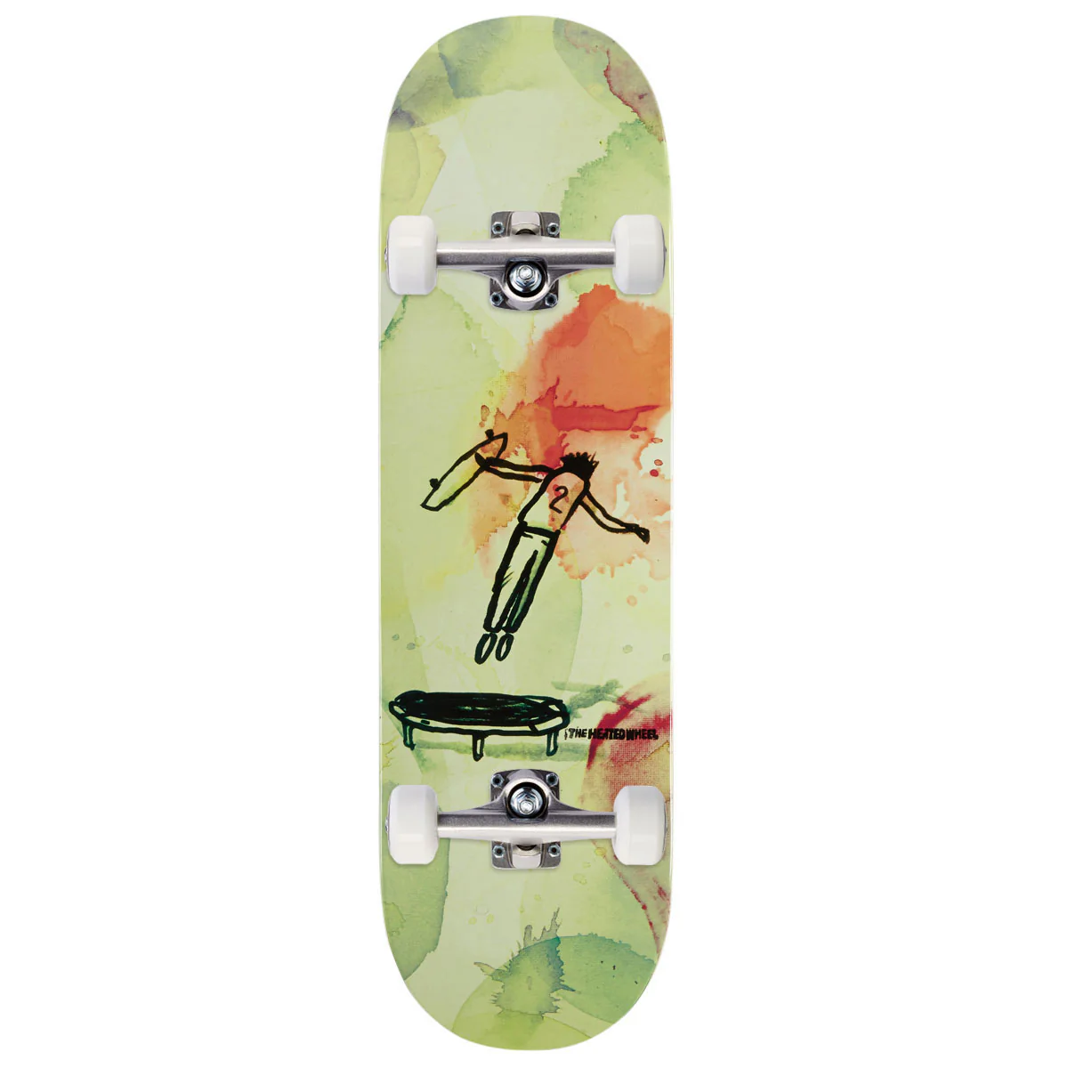 The Heated Wheel Christ Air Skateboard Complete - 9.00"