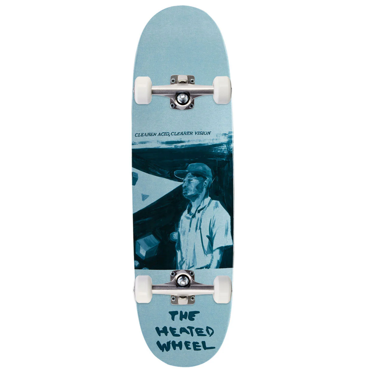 The Heated Wheel Cleaner Acid Egg Skateboard Complete - 8.75"