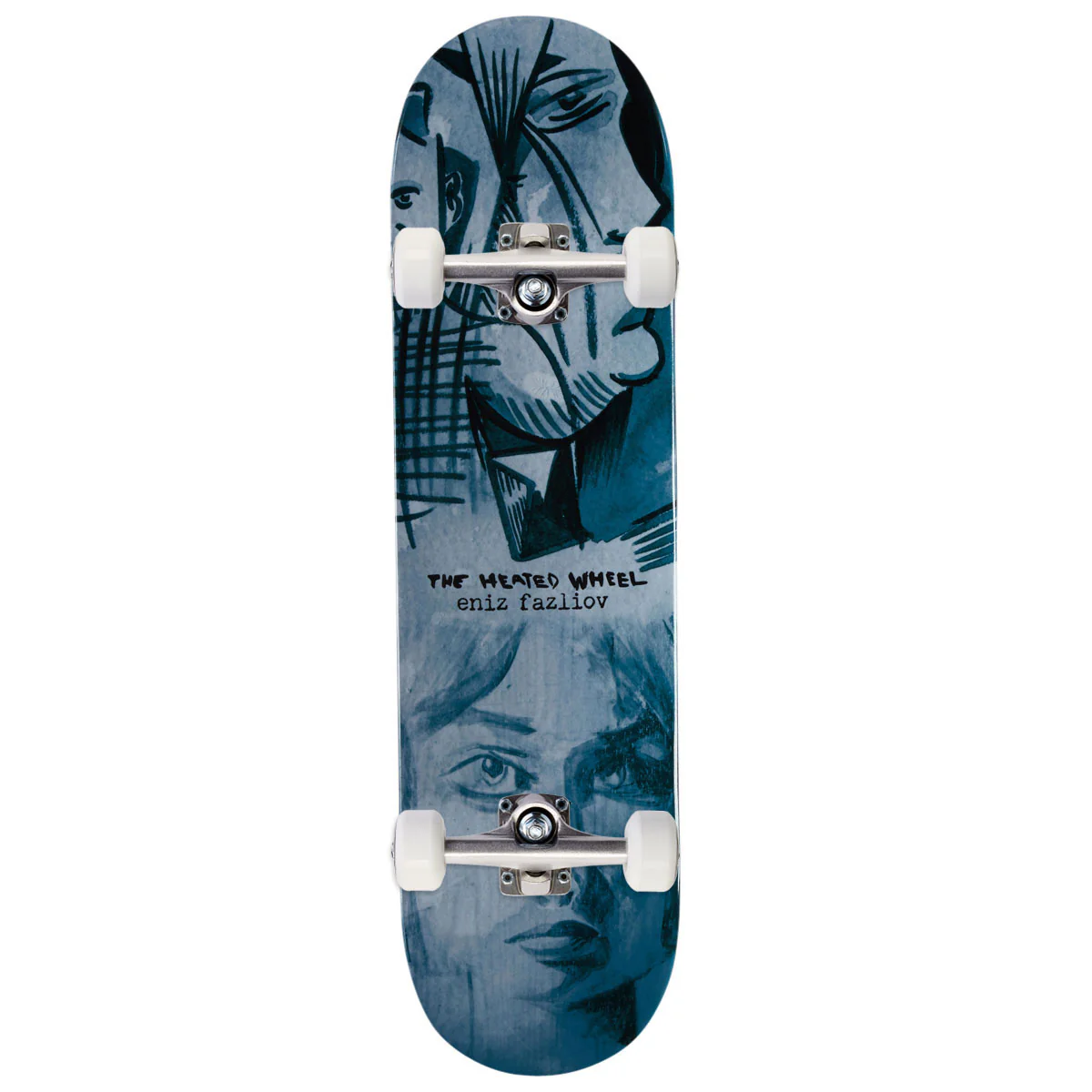 The Heated Wheel Eniz Fazliov Skateboard Complete - 8.25"