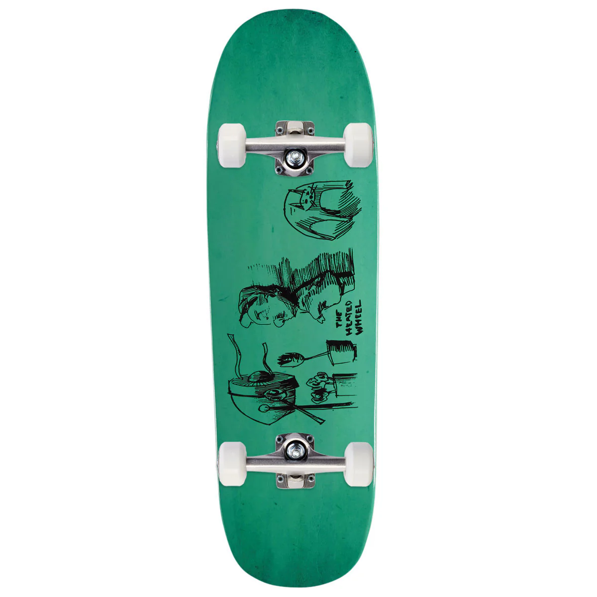 The Heated Wheel Mid July Skateboard Complete - 9.25"