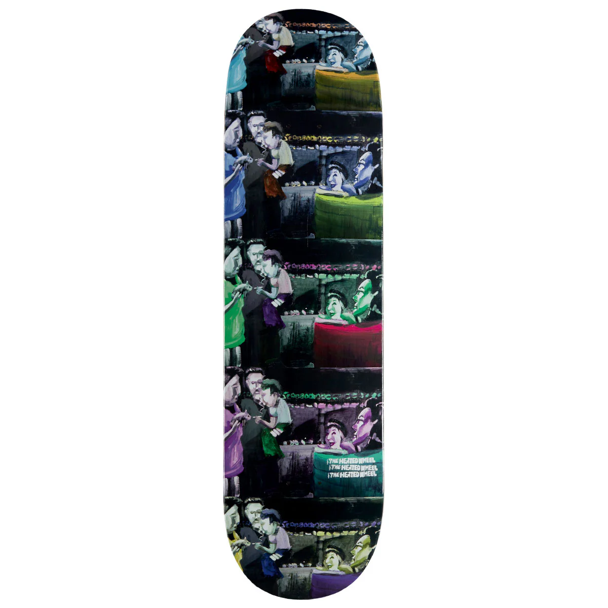 The Heated Wheel On Holiday Skateboard Deck - 8.50"
