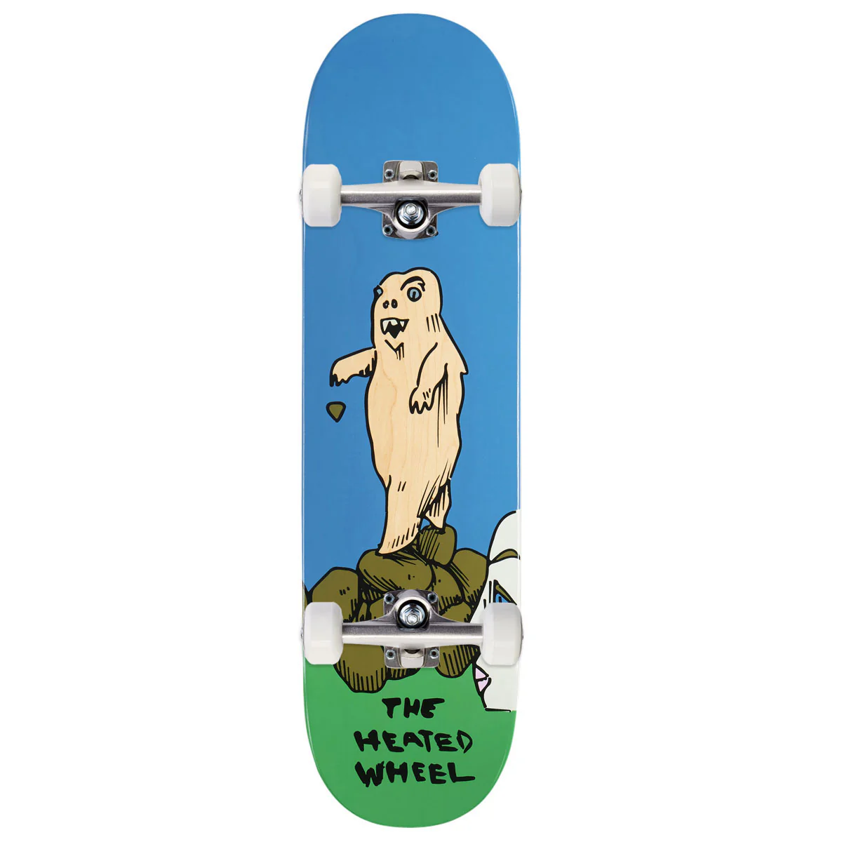 The Heated Wheel Wanderer Kids Skateboard Complete - 7.50"