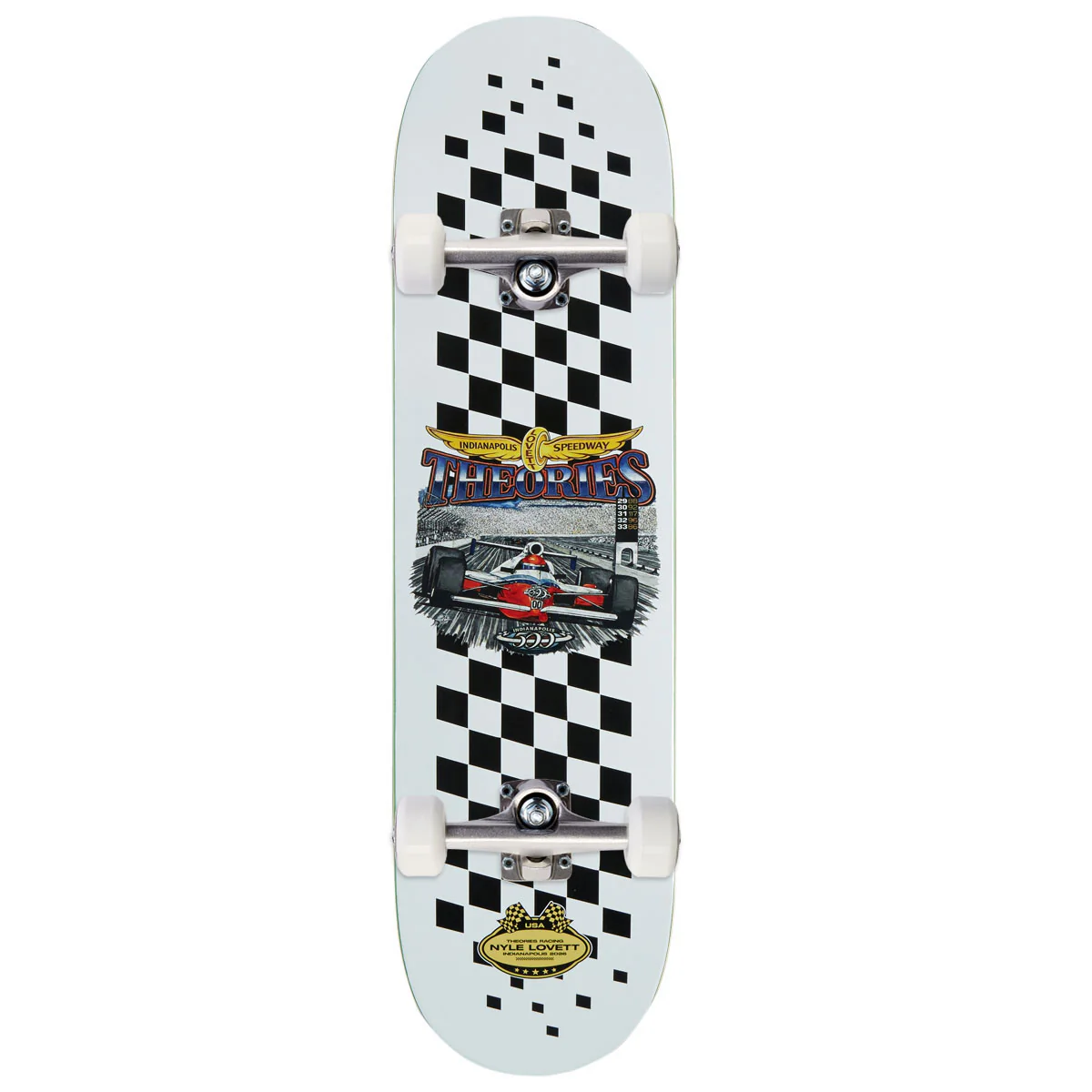 Theories Nyle Lovett Speedway Skateboard Complete - 8.25"