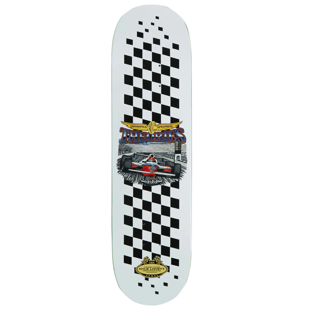 Theories Nyle Lovett Speedway Skateboard Deck - 8.25"