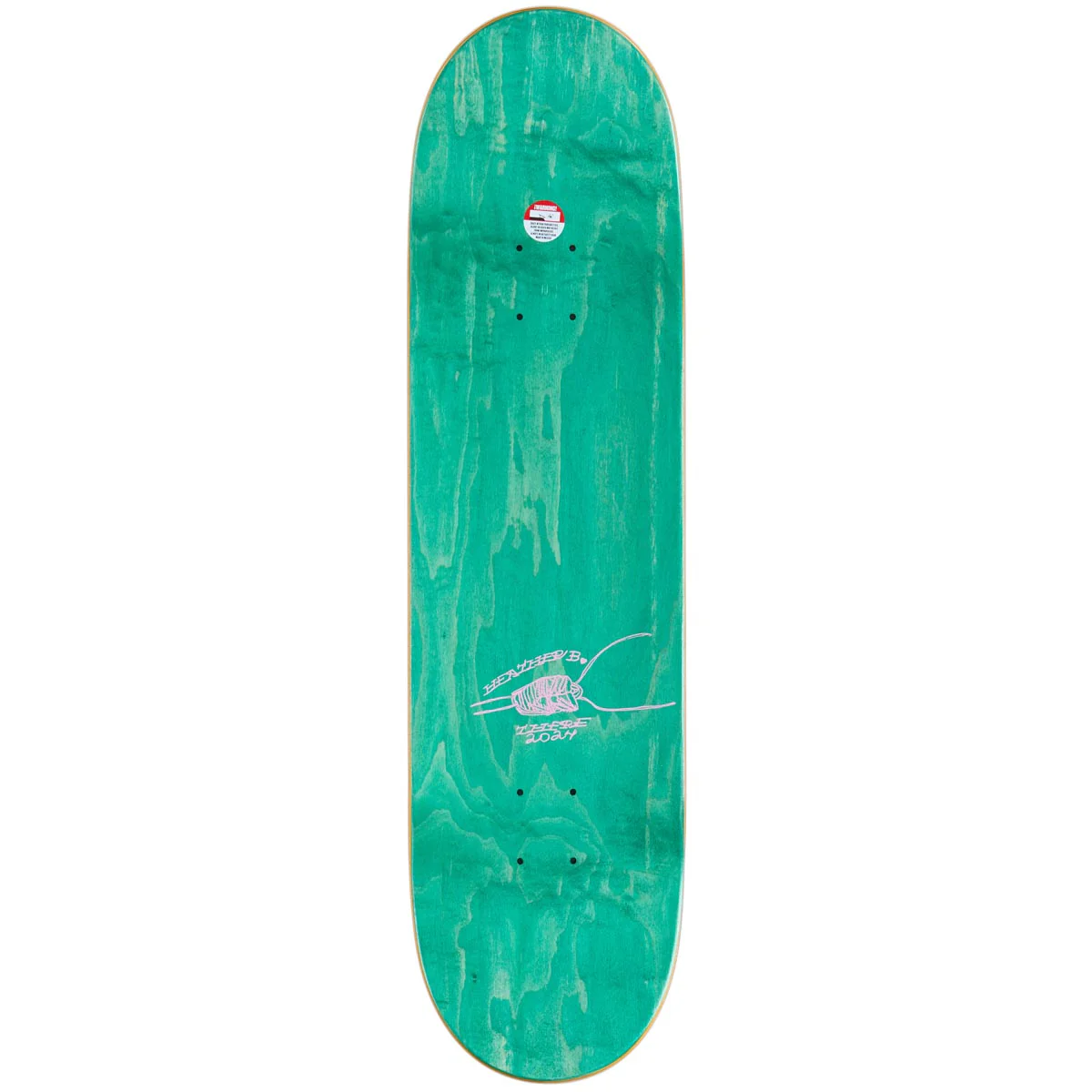 There Midnight Xxx Skateboard Deck - Black - 8.38" - Image 2