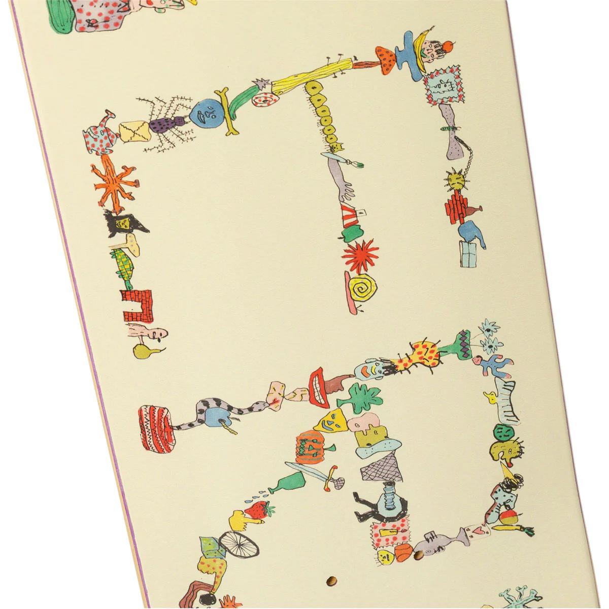 There Team Detritus Skateboard Deck - Beige - 8.12" - Image 3
