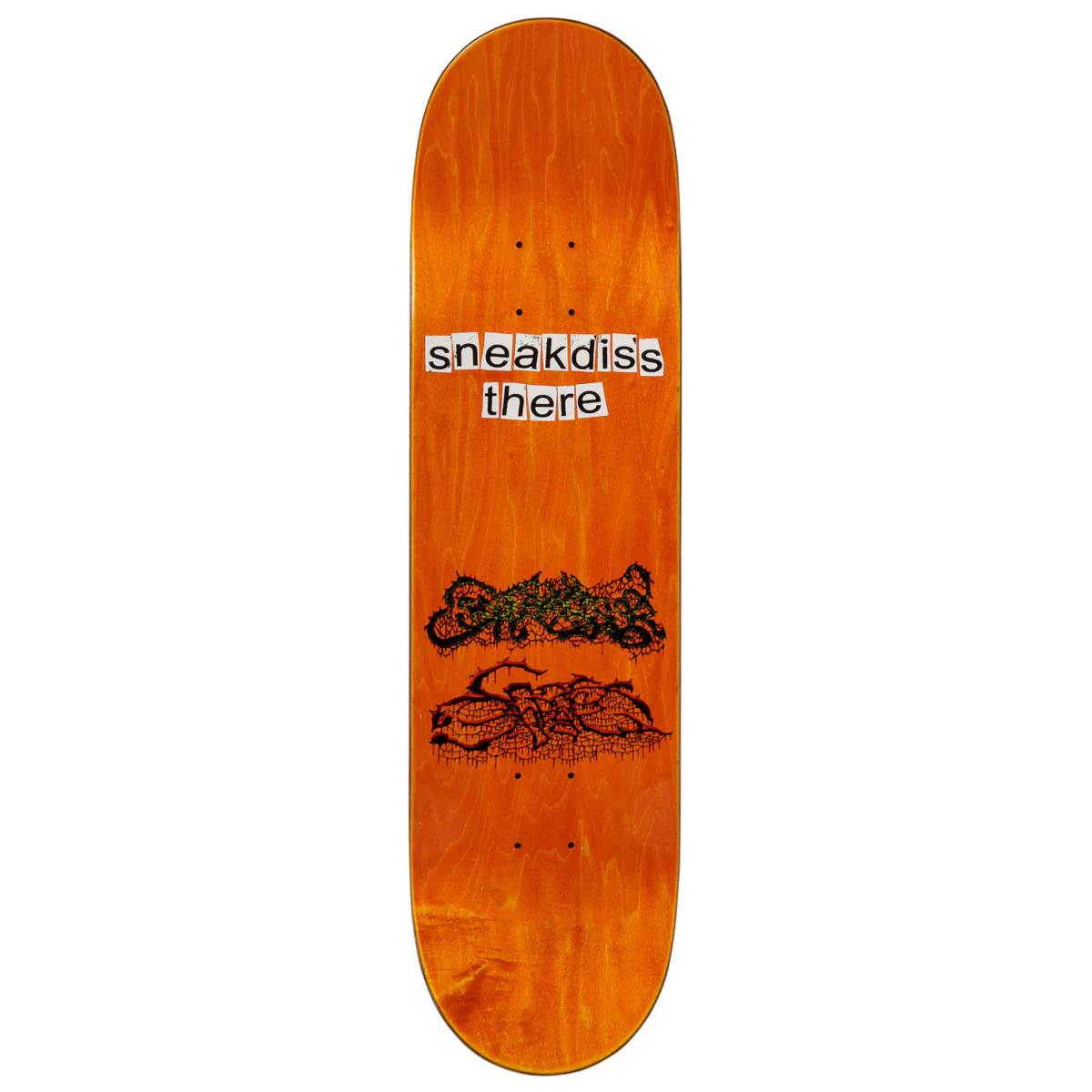 There Team Sneakdiss Battle Ship Skateboard Deck - White - 8.50" - Image 2