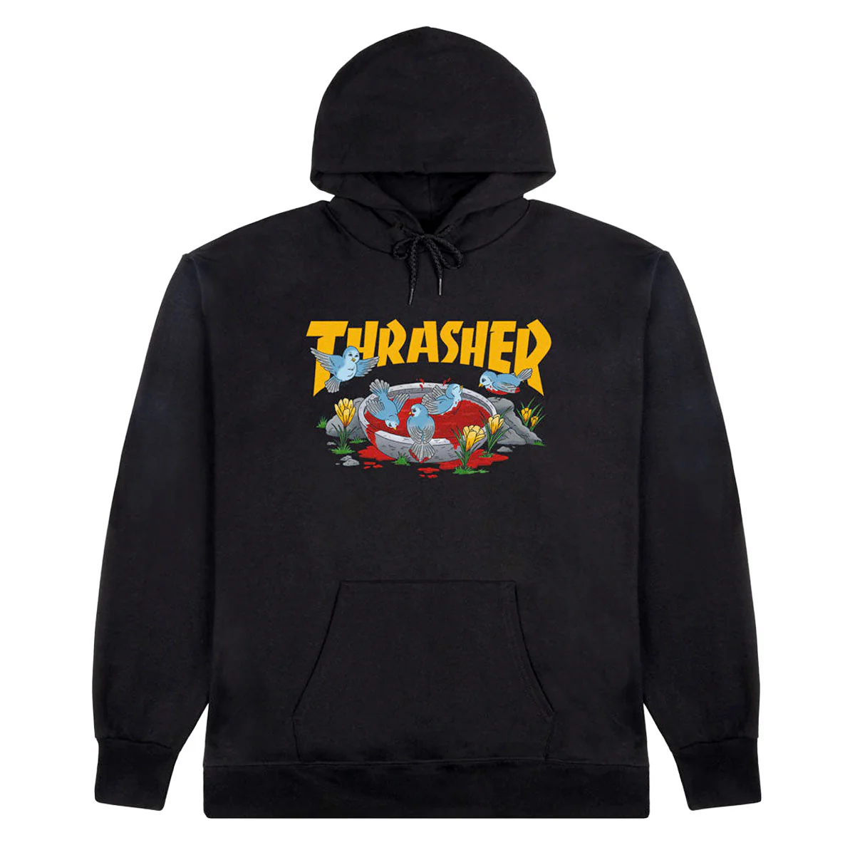 Thrasher Blood Bath Hoodie - Black