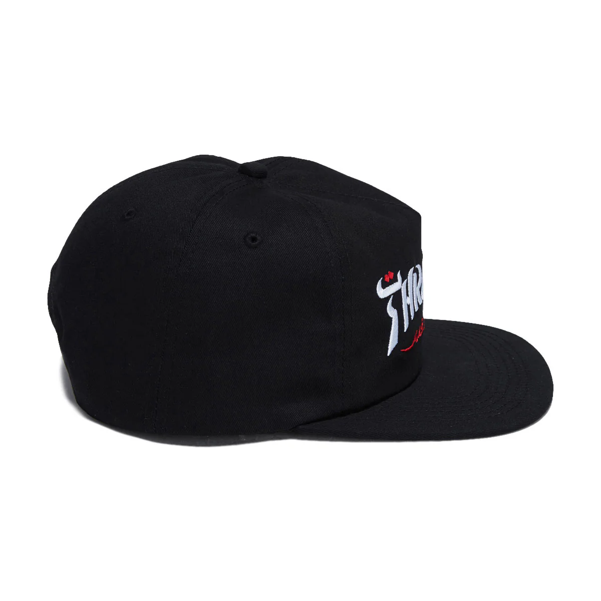 Thrasher Calligraphy Snapback Hat - Black - Image 3