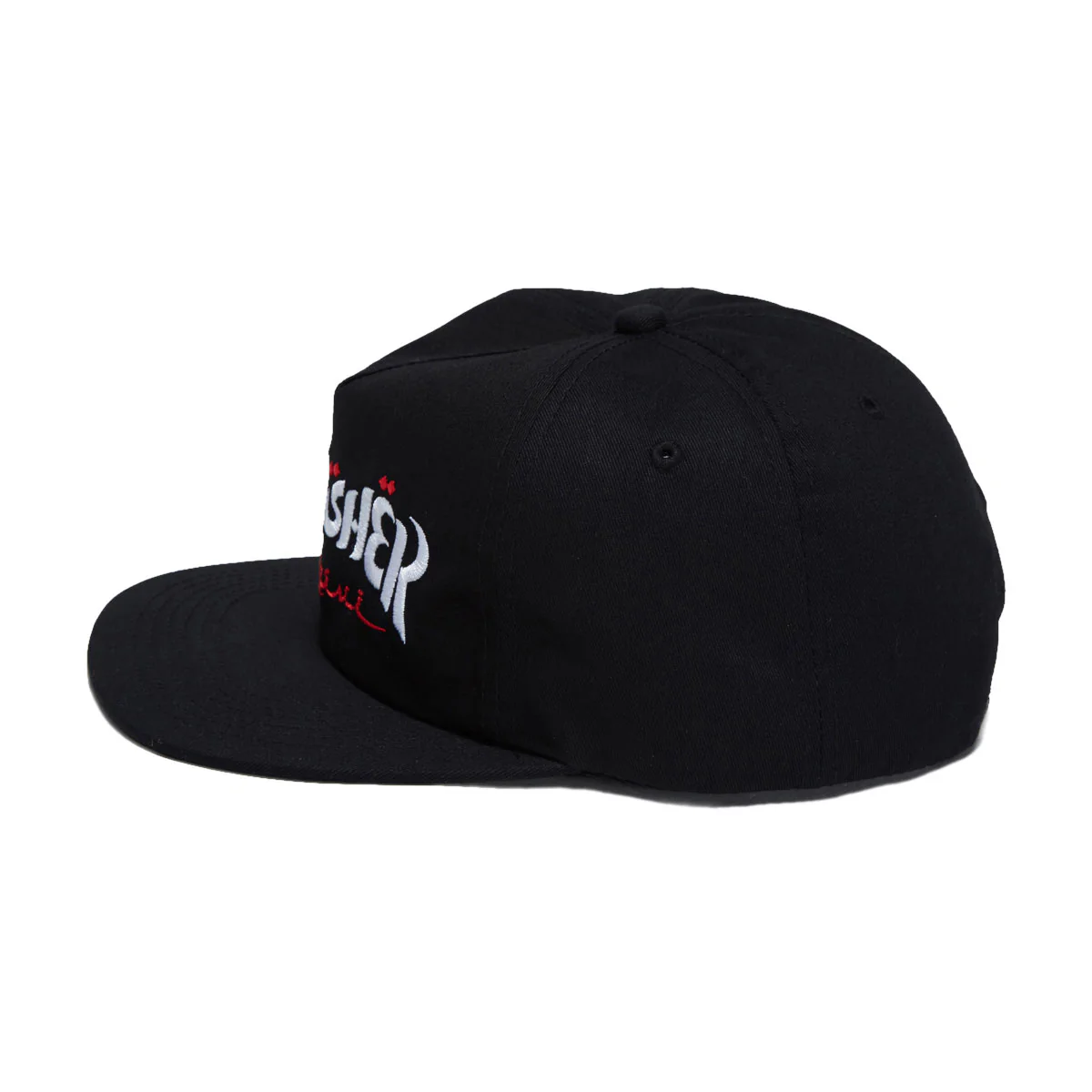 Thrasher Calligraphy Snapback Hat - Black - Image 4