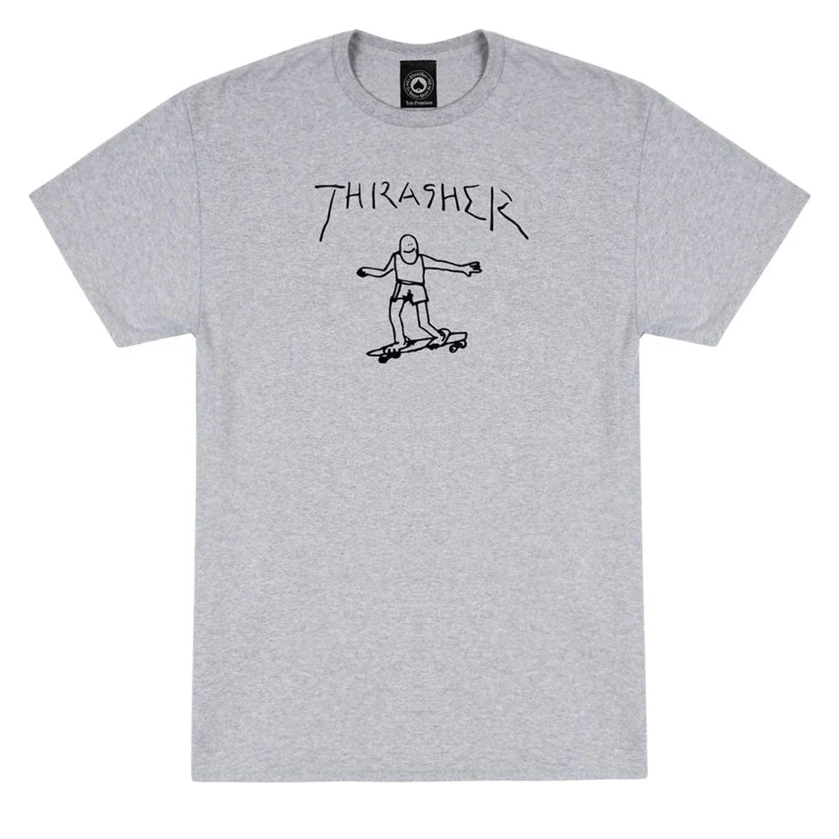 Thrasher Gonz T-Shirt - Grey/Black