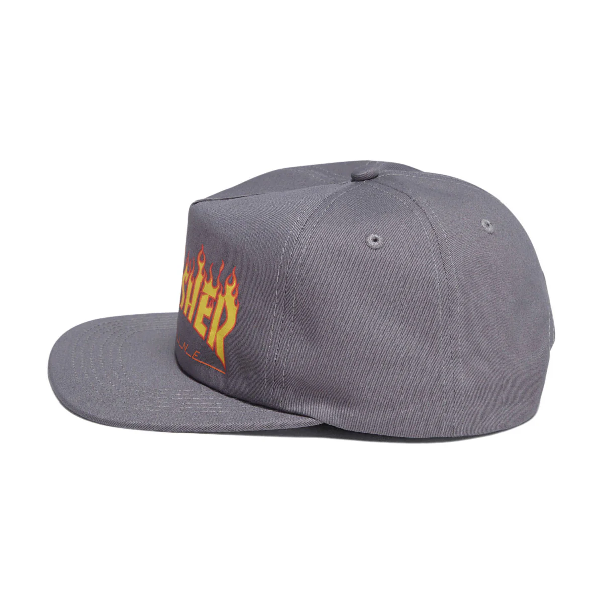 Thrasher Printed Flame Hat - Grey - Image 4