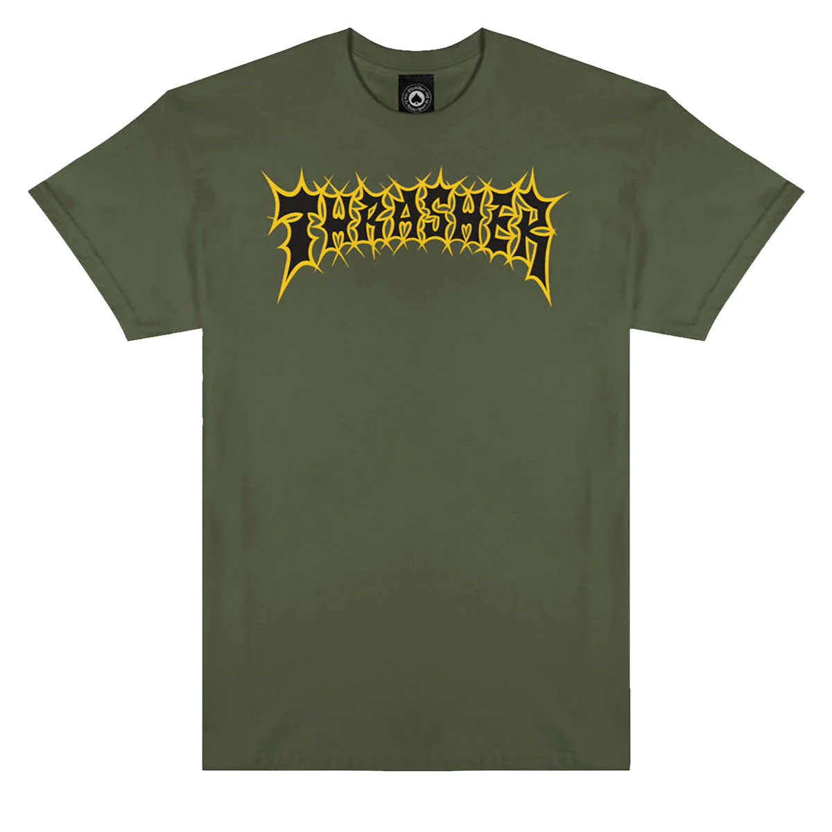 Thrasher Spikey T-Shirt - Military Green