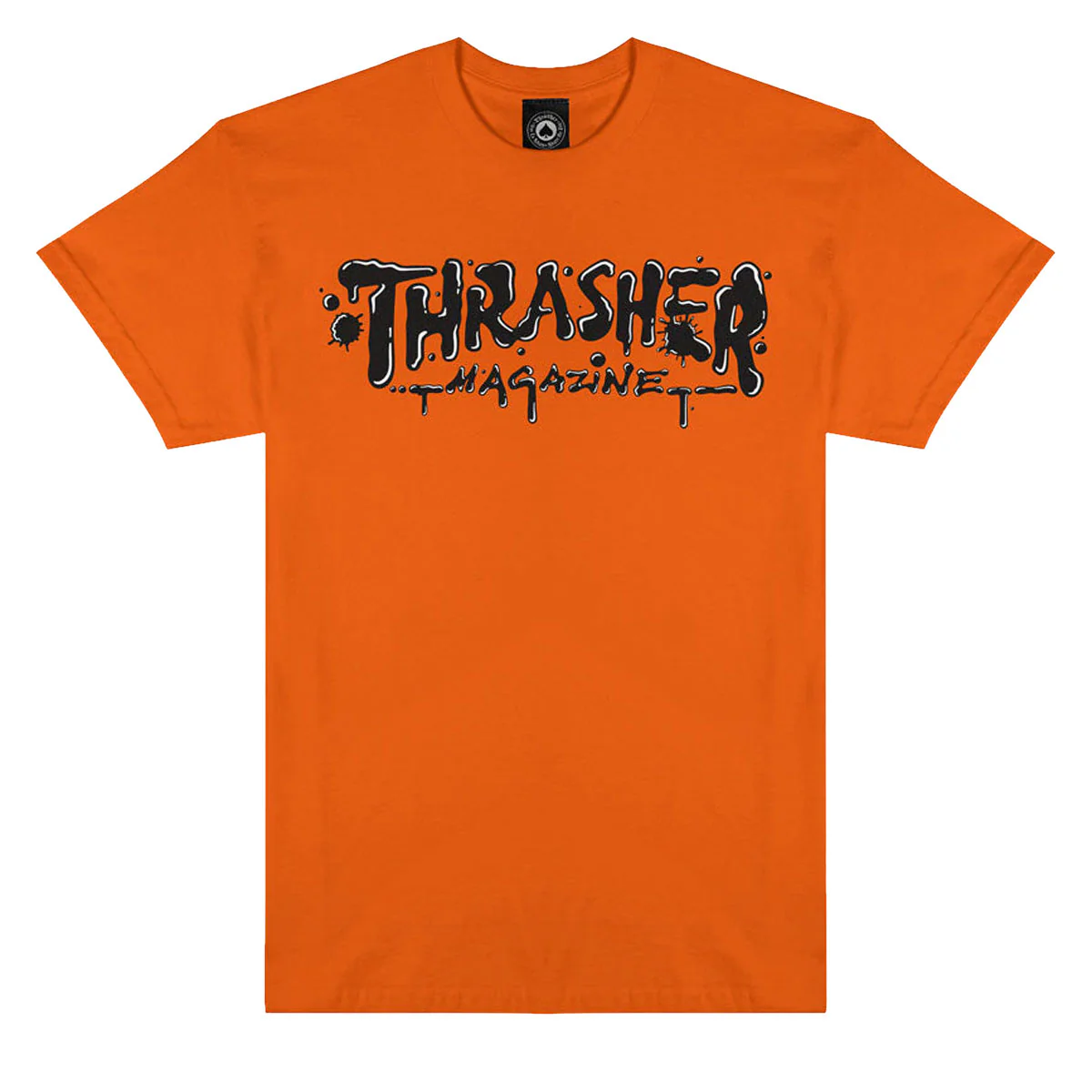 Thrasher Wet Paint T-Shirt - Orange