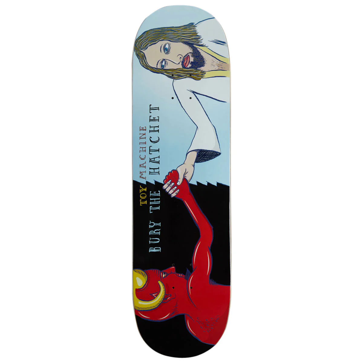 Toy Machine Bury The Hatchet Symmetrical Skateboard Deck - 9.00"