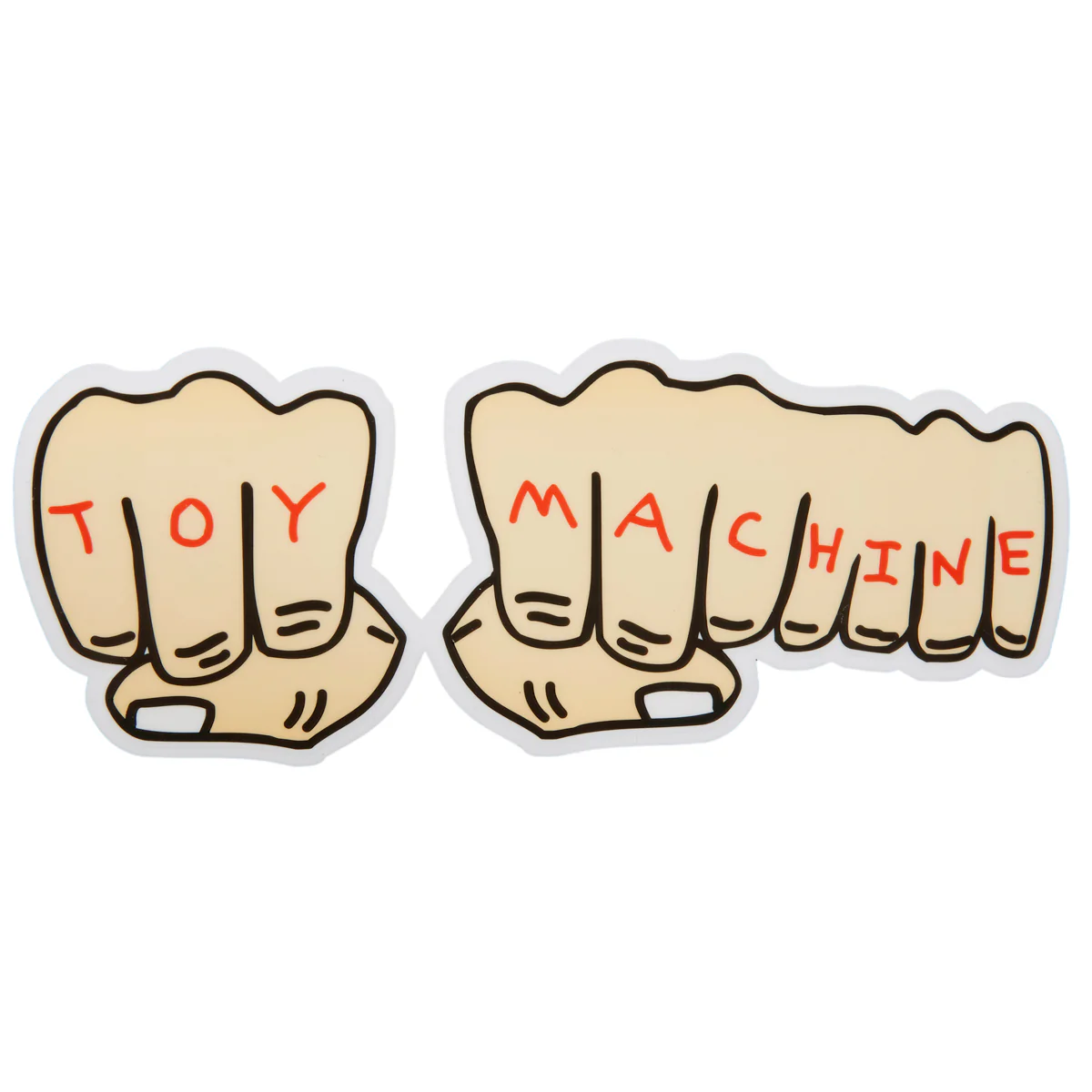 Toy Machine Fists 6" Sticker - Assorted