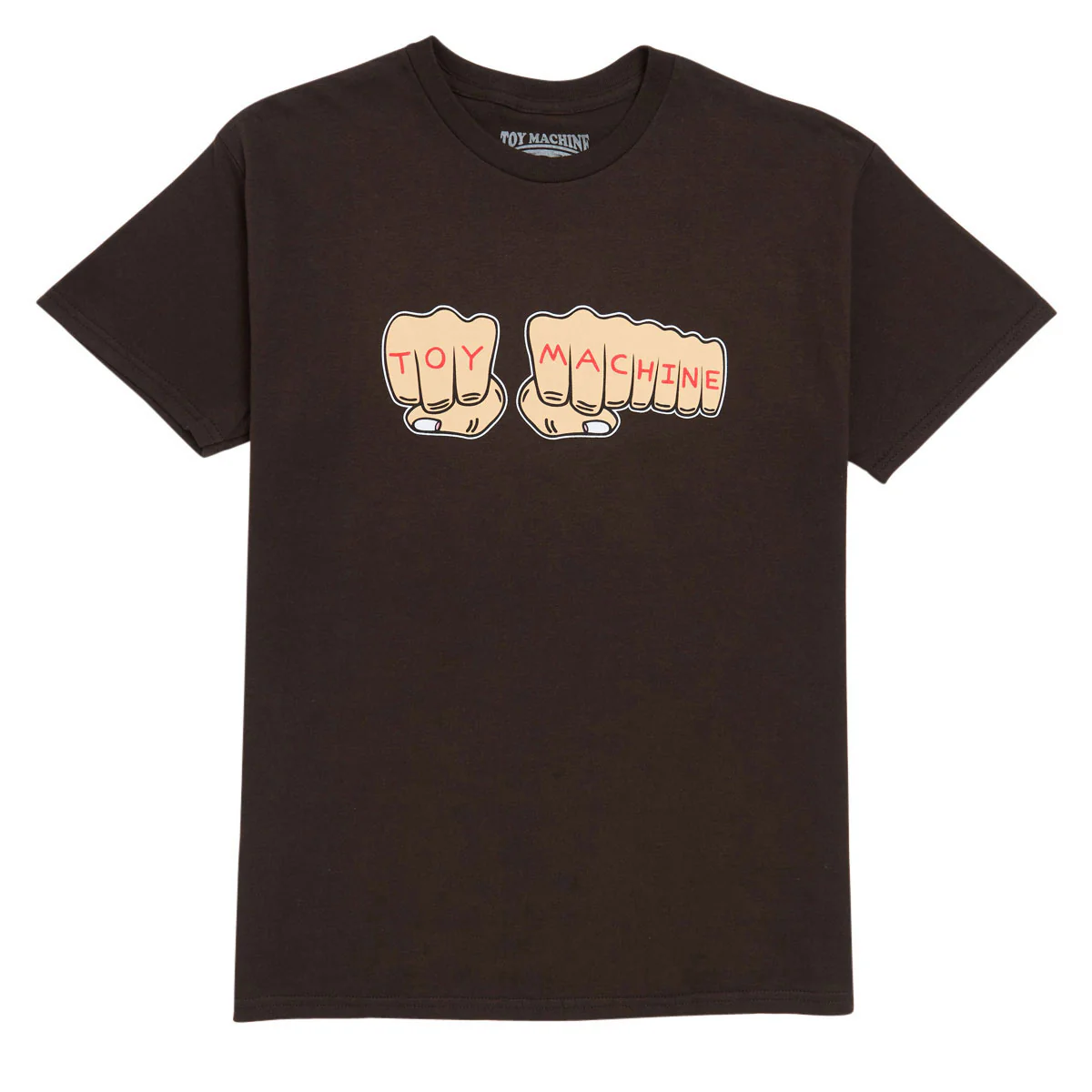 Toy Machine Fists T-Shirt - Brown