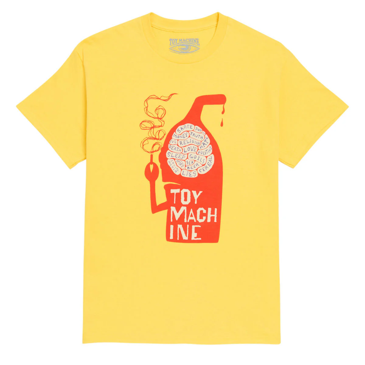 Toy Machine Silowet T-Shirt - Yellow