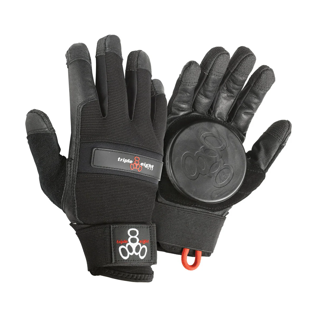 Triple Eight Downhill Slide Gloves - Black